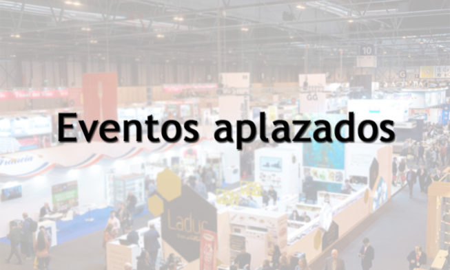 Eventos aplazados por el coronavirus – ACTUALIZADA img