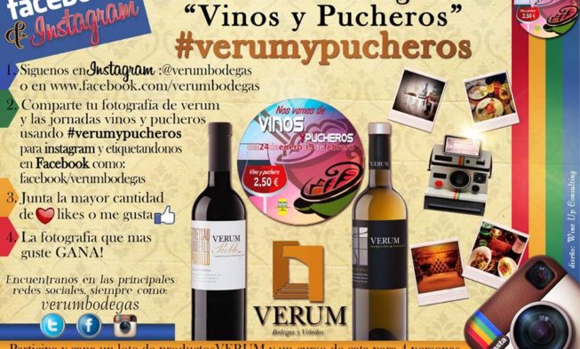 Concurso fotográfico de Bodegas Verum en “Nos vamos de vinos y pucheros por Tomelloso”