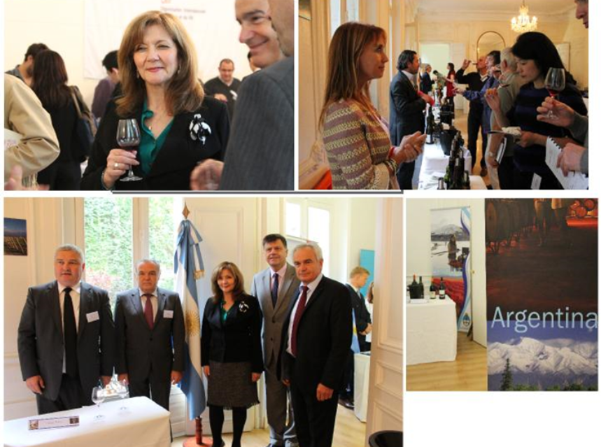 Celebración de la sexta cata de vinos argentinos en la OIV Celebración de la sexta cata de vinos argentinos en la OIV