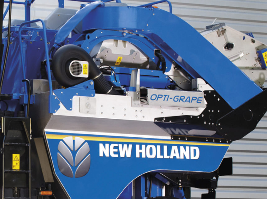 Nuevo sistema de limpieza Optigrape de New Holland Nuevo sistema de limpieza Optigrape de New Holland