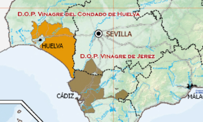 Los vinagres con Denominación de Origen españoles ya tienen mapa