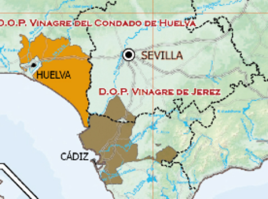 Los vinagres con Denominación de Origen españoles ya tienen mapa