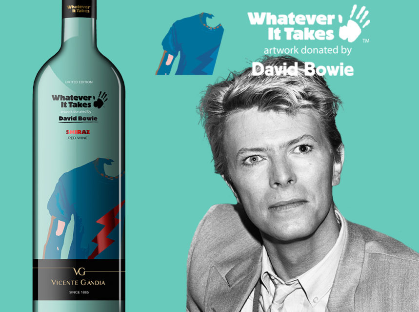 Un vino con David Bowie en su etiqueta, ahora objeto de culto Un vino con David Bowie en su etiqueta