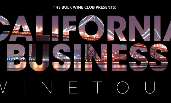 CALIFORNIA BUSINESS WINETOUR