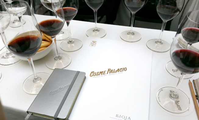 Presentación de las nuevas añadas de Cosme Palacio