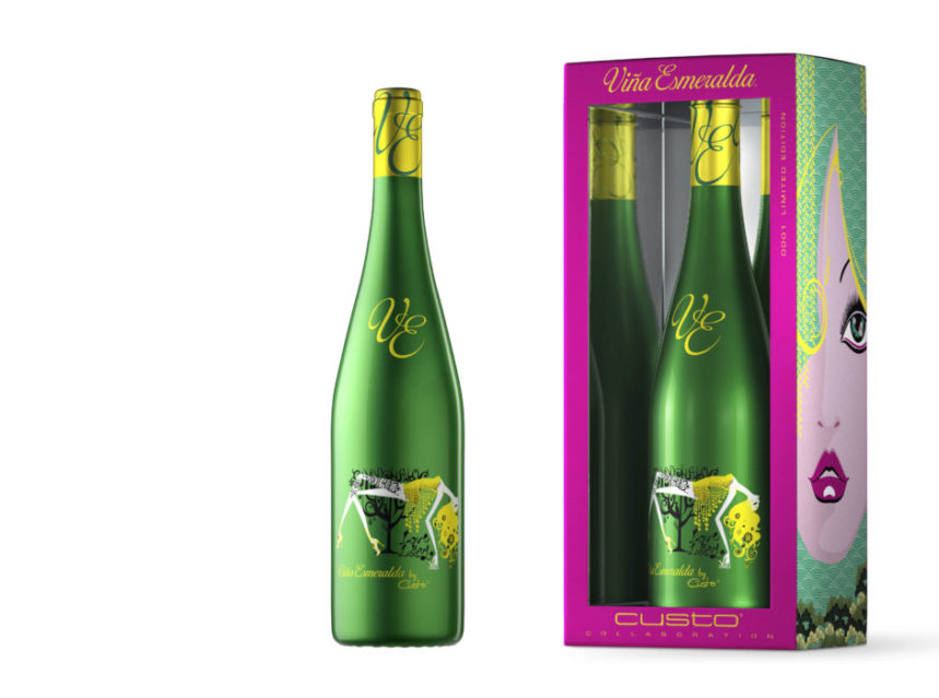 Nueva edición limitada de Viña Esmeralda, diseñada por Custo Barcelona Nueva edición limitada de Viña Esmeralda