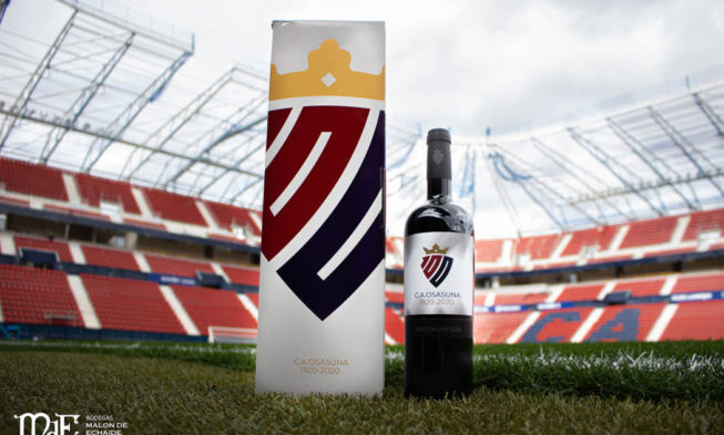 Malón de Echaide, vino oficial del Osasuna