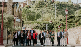 El Barrio de la Estación de Haro se hermana con Borgoña