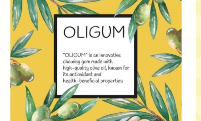 Oligum, un chicle de aceite de oliva virgen extra