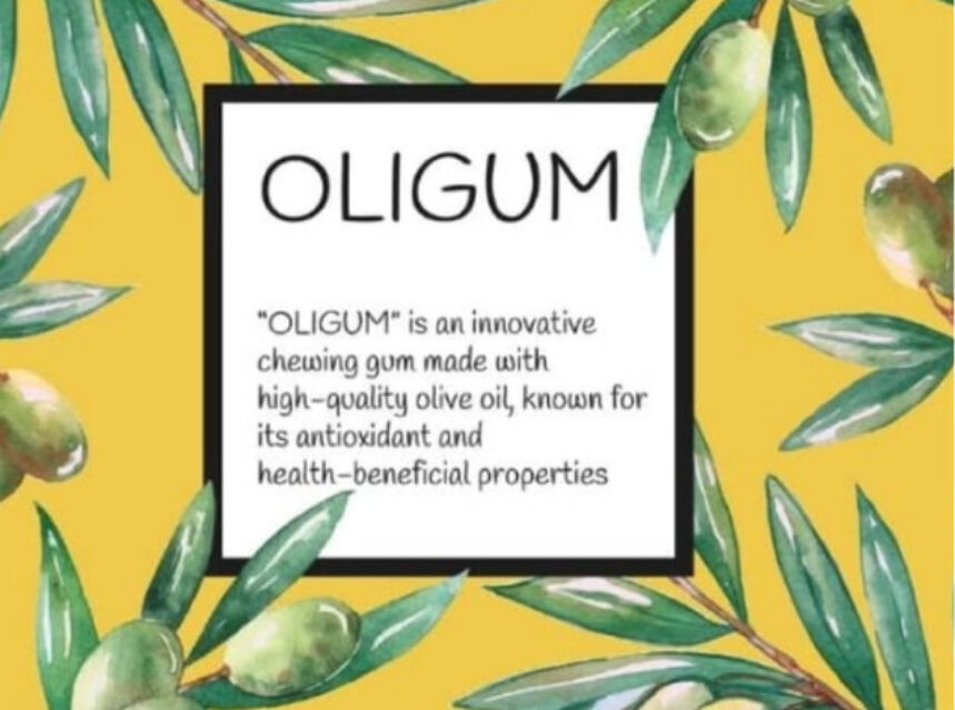 Oligum, un chicle de aceite de oliva virgen extra